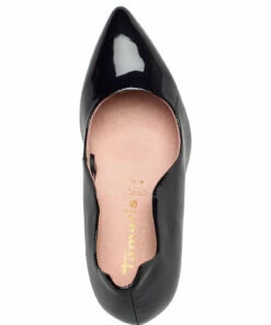 Tamaris Heart & Sole Woms Court Shoe Pumps For Women Shell Patent -Heeled shoes Sales Store ama112240027 cblackpatent v018 3