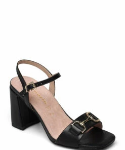 Tamaris Heart & Sole Woms Sandals Heeled Sandals For Women Black -Heeled shoes Sales Store ama112836626 cblack v001