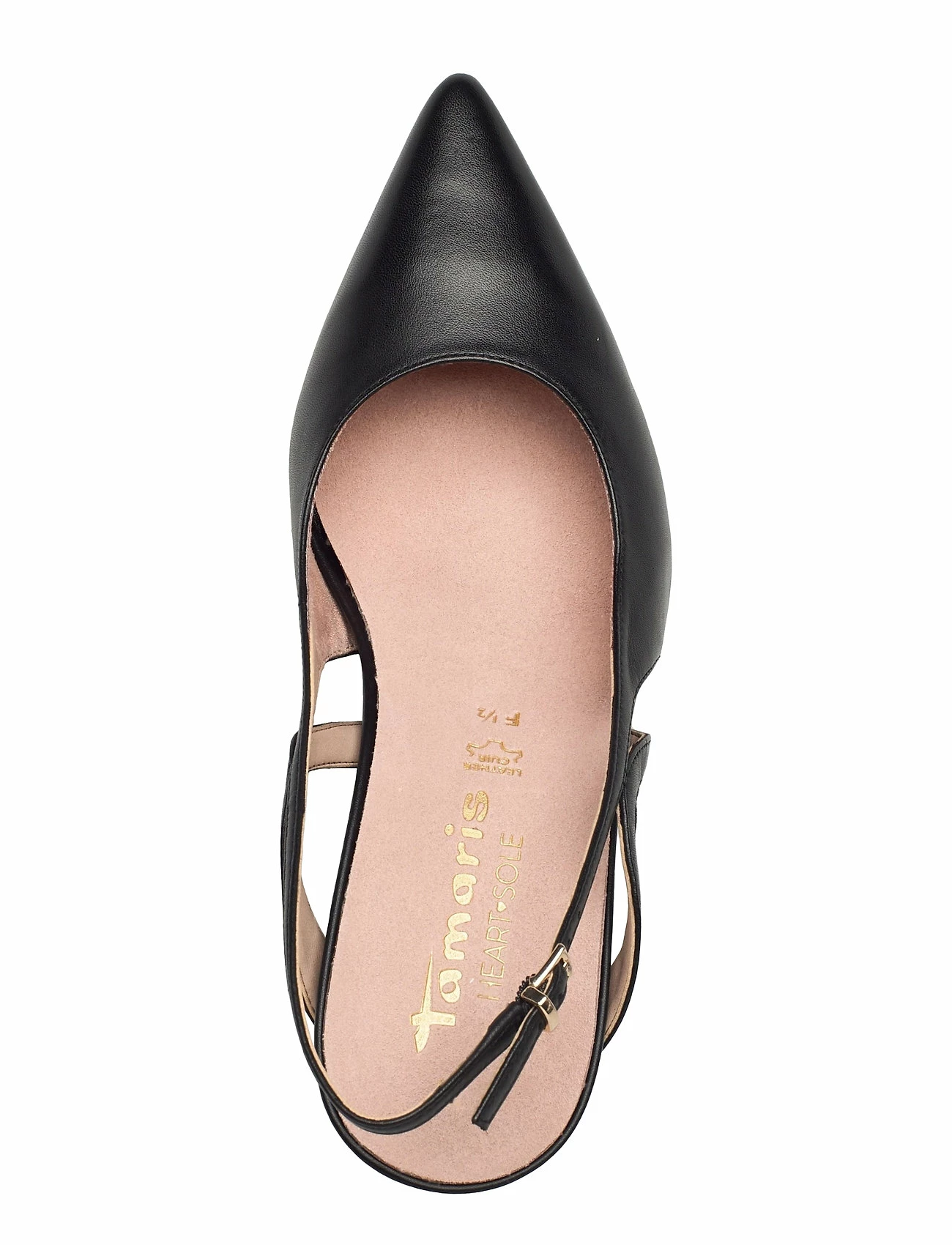 Tamaris Heart & Sole Woms Sling Back Pumps For Women Nude Leather 9 Tamaris Heart & Sole Woms Sling Back Pumps For Women Nude Leather - Image 9