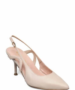 Tamaris Heart & Sole Woms Sling Back Pumps For Women Nude Leather