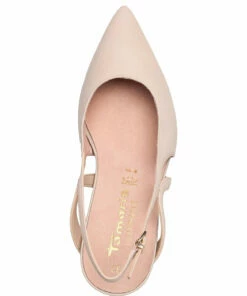 Tamaris Heart & Sole Woms Sling Back Pumps For Women Nude Leather 21 Tamaris Heart & Sole Woms Sling Back Pumps For Women Nude Leather -Heeled shoes Sales Store ama112960026 cnudeleather v277 3