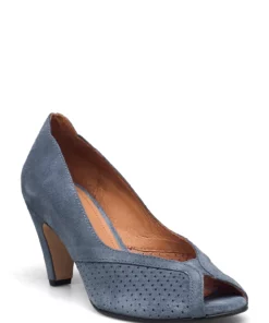 Anonymous Copenhagen Alania Calf suede Pumps For Women Black -Heeled shoes Sales Store annalania cdenimblue 1