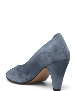 Anonymous Copenhagen Alania Calf suede Pumps For Women Black -Heeled shoes Sales Store annalania cdenimblue 2