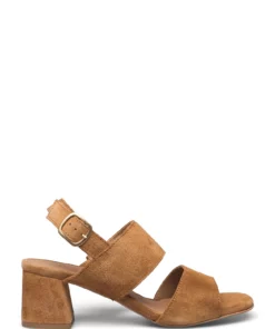 Anonymous Copenhagen Belinda 55 Calf suede Heeled Sandals For Women Black -Heeled shoes Sales Store annbelinda55 cbamboobrown 1