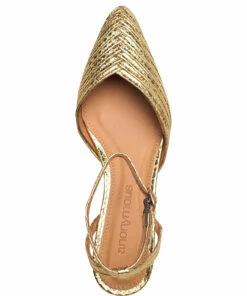 Anonymous Copenhagen Givia 40 Snake Metallic Calf Pumps For Women Gold -Heeled shoes Sales Store anngivia40 cgold 3