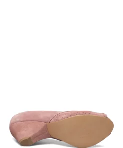 Anonymous Copenhagen Tiffany triangle crackled metallic goat Pumps For Women Denim Blue -Heeled shoes Sales Store anntiffanytriangle cburnedrose 4