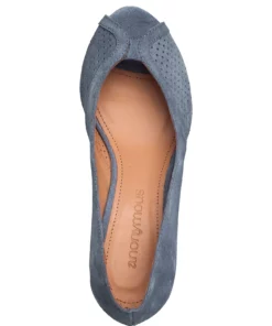 Anonymous Copenhagen Tiffany triangle crackled metallic goat Pumps For Women Denim Blue -Heeled shoes Sales Store anntiffanytriangle cdenimblue 3