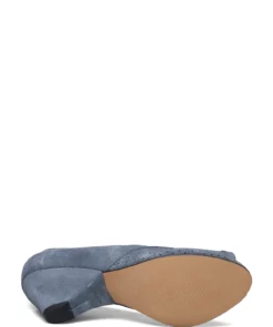 Anonymous Copenhagen Tiffany triangle crackled metallic goat Pumps For Women Denim Blue -Heeled shoes Sales Store anntiffanytriangle cdenimblue 4