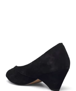 Anonymous Copenhagen Tiffany triangle Calf suede Pumps For Women Black -Heeled shoes Sales Store anntiffanytrianglecalfsuede cblack 2