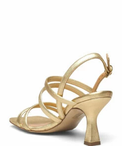 Apair Multi stringg high heel Heeled Sandals For Women Pagua (gold) -Heeled shoes Sales Store aobmilly3 cpaguagold 2