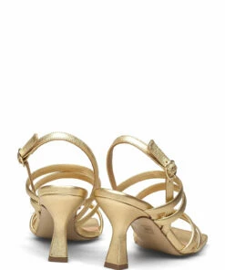 Apair Multi stringg high heel Heeled Sandals For Women Pagua (gold) -Heeled shoes Sales Store aobmilly3 cpaguagold 4