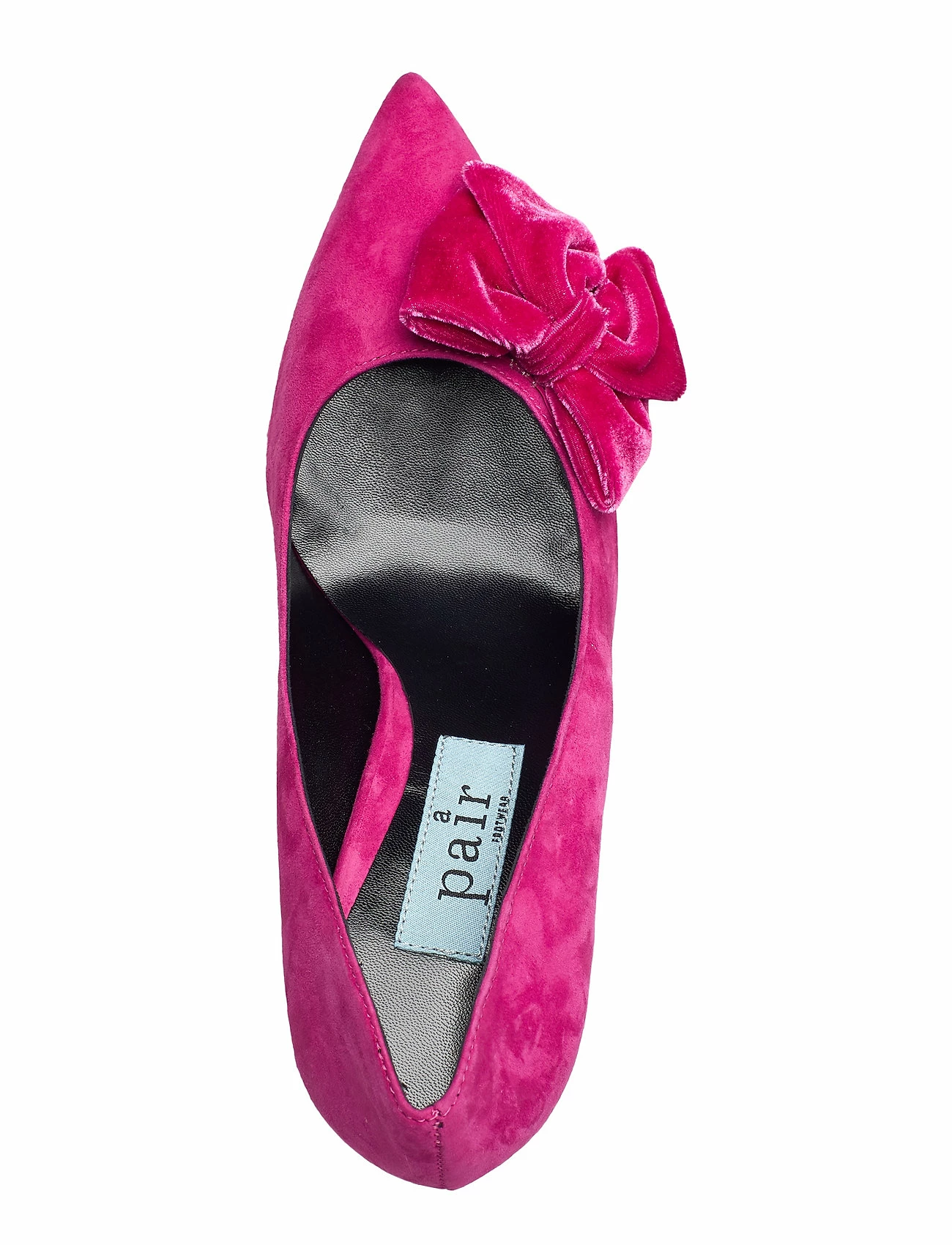 Apair High velvet bootie Pumps For Women Fuxia 4 Apair High velvet bootie Pumps For Women Fuxia - Image 4