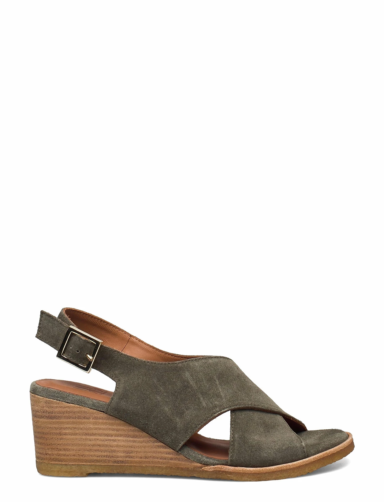 Billi Bi Sandals 2770 Wedge Heels For Women Army Babysilk Suede 557 2 Billi Bi Sandals 2770 Wedge Heels For Women Army Babysilk Suede 557 - Image 2