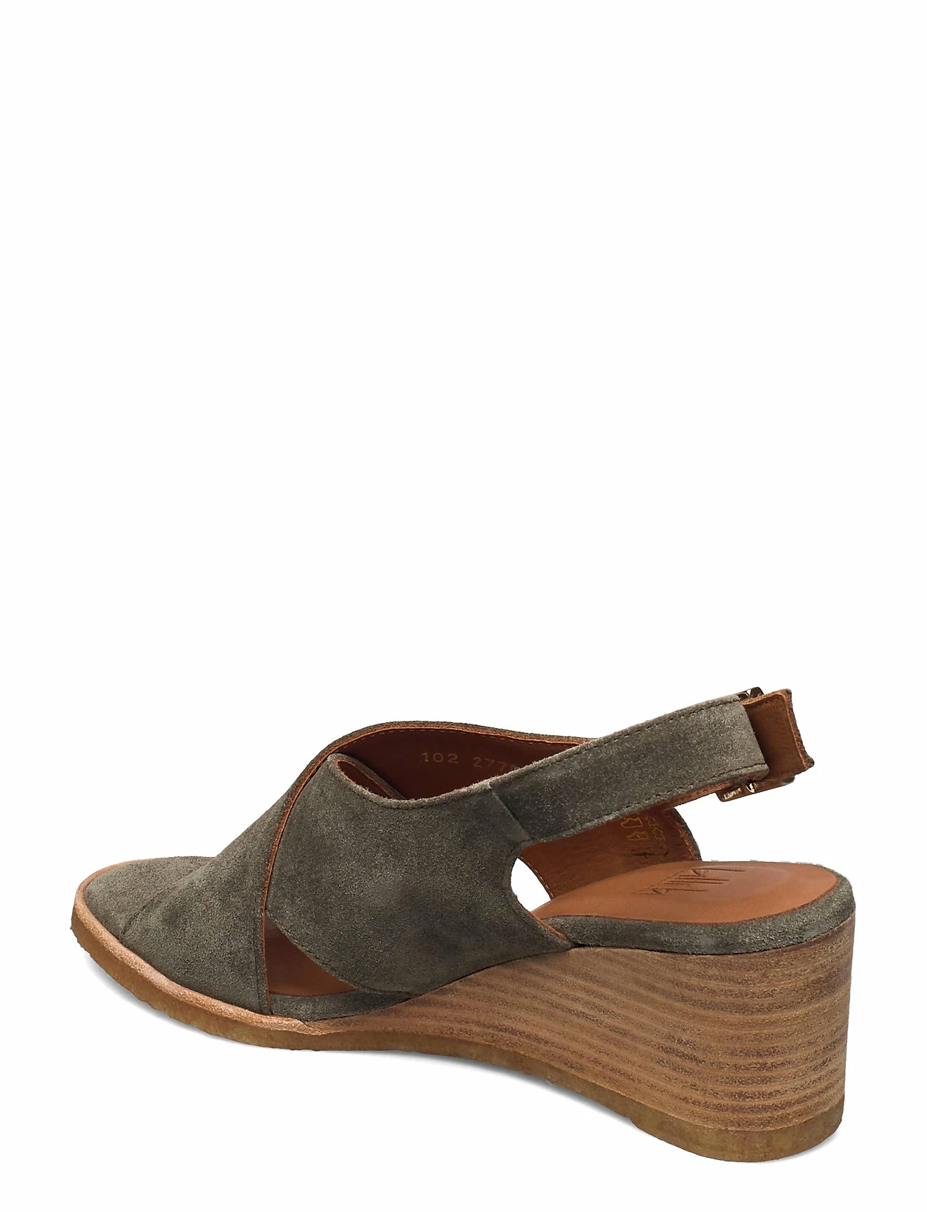 Billi Bi Sandals 2770 Wedge Heels For Women Army Babysilk Suede 557 3 Billi Bi Sandals 2770 Wedge Heels For Women Army Babysilk Suede 557 - Image 3