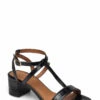 Billi Bi Sandals 2930 Pumps For Women Black Monterrey Croco 20