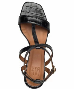 Billi Bi Sandals 2930 Pumps For Women Black Monterrey Croco 20 -Heeled shoes Sales Store bbi2930 c1370417580 3