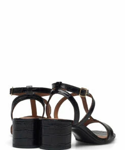 Billi Bi Sandals 2930 Pumps For Women Black Monterrey Croco 20 -Heeled shoes Sales Store bbi2930 c1370417580 4