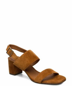 Billi Bi Sandals 4032 Heeled Sandals For Women Cognac 1613 Babysilk Suede 555 -Heeled shoes Sales Store bbi4032 c2054961650 1