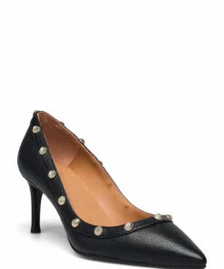 Billi Bi Pumps A11948 Pumps For Women Black Buffalo/gold 800 -Heeled shoes Sales Store bbia11948 cblackbuffalogold800