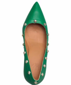 Billi Bi Pumps A11949 Pumps For Women Grass Green Buffalo/gol 886 -Heeled shoes Sales Store bbia11949 c3364359072 3