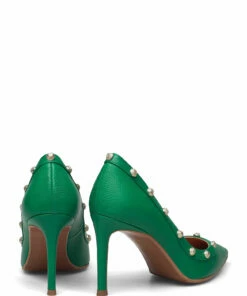 Billi Bi Pumps A11949 Pumps For Women Grass Green Buffalo/gol 886 -Heeled shoes Sales Store bbia11949 c3364359072 4