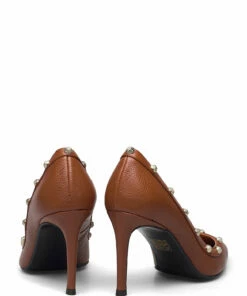 Billi Bi Pumps A11949 Pumps For Women Grass Green Buffalo/gol 886 -Heeled shoes Sales Store bbia11949 ccognac5144buffalo885 4
