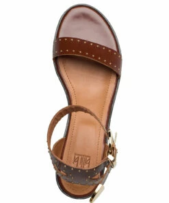 Billi Bi Sandals A1643 Heeled Sandals For Women Cognac Giamaica Calf 85 -Heeled shoes Sales Store bbia1643 ccognacgiamaicacalf85 3