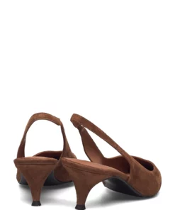 Billi Bi Pumps A1930 Pumps For Women Cognac Suede 55 -Heeled shoes Sales Store bbia1930 ccognacsuede55 4