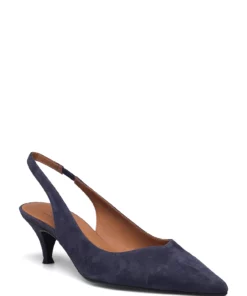 Billi Bi Pumps A1930 Pumps For Women Cognac Suede 55 -Heeled shoes Sales Store bbia1930 cnavysuede51 1