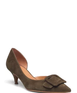 Billi Bi Pumps A1935 Pumps For Women Army Suede 57 -Heeled shoes Sales Store bbia1935 carmysuede57 1