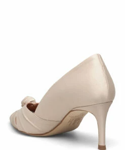 Billi Bi Pumps A1943 Pumps For Women Beige 14 Satin 772 -Heeled shoes Sales Store bbia1943 cbeige14satin772 2