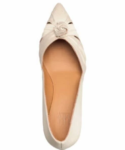 Billi Bi Pumps A1943 Pumps For Women Beige 14 Satin 772 -Heeled shoes Sales Store bbia1943 cbeige14satin772 3