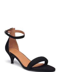 Billi Bi Sandals A2022 Heeled Sandals For Women Black Suede 50 -Heeled shoes Sales Store bbia2022 cblacksuede50 1