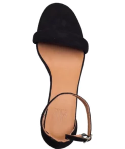 Billi Bi Sandals A2022 Heeled Sandals For Women Black Suede 50 -Heeled shoes Sales Store bbia2022 cblacksuede50 3