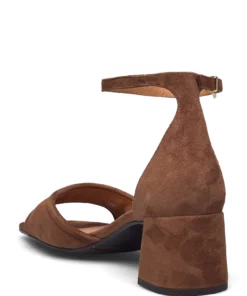Billi Bi Sandals A2051 Heeled Sandals For Women Nuez Nappa 75 -Heeled shoes Sales Store bbia2051 cdarkcognac976suede56 2
