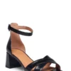 Billi Bi Sandals A2052 Heeled Sandals For Women Black Calf 80