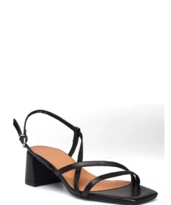 Billi Bi Sandals A2053 Heeled Sandals For Women Gold Crackele 002 -Heeled shoes Sales Store bbia2053 cblacknappa70 1