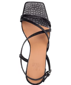 Billi Bi Sandals A2053 Heeled Sandals For Women Gold Crackele 002 -Heeled shoes Sales Store bbia2053 cblackyango10 3