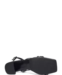 Billi Bi Sandals A2053 Heeled Sandals For Women Gold Crackele 002 -Heeled shoes Sales Store bbia2053 cblackyango10 4