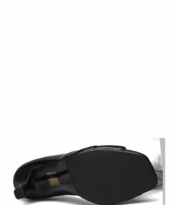 Billi Bi Sandals A2060 Heeled Sandals For Women Gold Crackele 002 -Heeled shoes Sales Store bbia2060 cblacknappa70 4