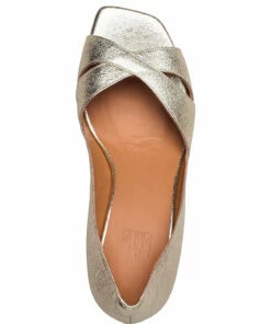 Billi Bi Sandals A2060 Heeled Sandals For Women Gold Crackele 002 -Heeled shoes Sales Store bbia2060 cgoldcrackele002 3