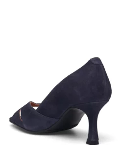 Billi Bi Sandals A2060 Heeled Sandals For Women Gold Crackele 002 -Heeled shoes Sales Store bbia2060 cnavysuede51 2