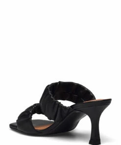 Billi Bi Sandals A2063 Heeled Sandals For Women Black Nappa 70 -Heeled shoes Sales Store bbia2063 cblacknappa70 2