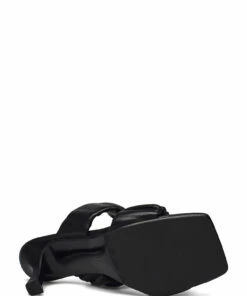 Billi Bi Sandals A2063 Heeled Sandals For Women Black Nappa 70 -Heeled shoes Sales Store bbia2063 cblacknappa70 4