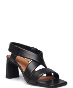 Billi Bi Sandals A2066 Heeled Sandals For Women Black Nappa 70 -Heeled shoes Sales Store bbia2066 cblacknappa70 1