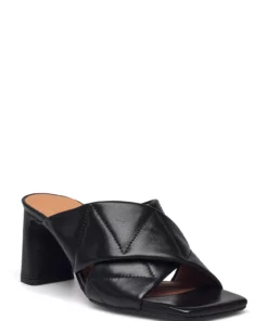 Billi Bi Sandals A2071 Heeled Sandals For Women Black Nappa 70 -Heeled shoes Sales Store bbia2071 cblacknappa70 1