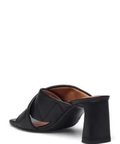 Billi Bi Sandals A2071 Heeled Sandals For Women Black Nappa 70 -Heeled shoes Sales Store bbia2071 cblacknappa70 2