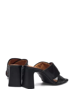 Billi Bi Sandals A2071 Heeled Sandals For Women Black Nappa 70 -Heeled shoes Sales Store bbia2071 cblacknappa70 4