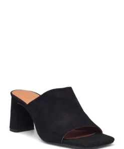 Billi Bi Sandals A2075 Heeled Sandals For Women Black Nappa 70 -Heeled shoes Sales Store bbia2075 cblacksuede50 1