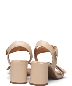 Billi Bi Sandals A2080 Heeled Sandals For Women Black Nappa 70 -Heeled shoes Sales Store bbia2080 cbeigearenanappa72 4